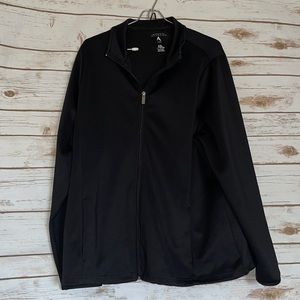 Antiqua • black zip hoodie work out jacket